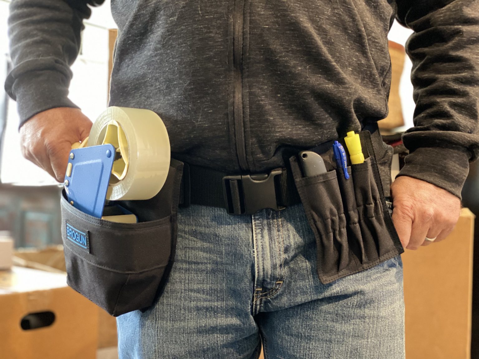 BROGUN Original Patented “Tape Gun Belt”